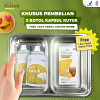 [PROMO SPESIAL 2 BOX KAPSUL KUTUK FREE 1 BOX HERBA ASIMOR DRINK] Membantu Mempercepat Penyembuhan Lu