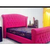 Divan Kasur Jaguar Double Sandaran + Laci Bahan Bludru