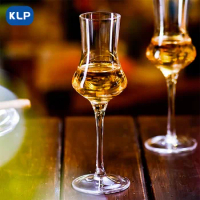 KLP Whiskey Tasting Glass Shot Glass Tulip Ocean Tasting Glass White Wine glass Tall Crystal glass Red wine Smelling glass