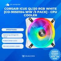 Corsair iCUE QL120 RGB WHiTE [CO-9050104-WW /3 Pack] - CPU Cooler