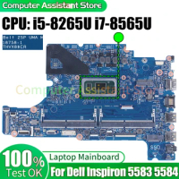 For Dell Inspiron 5583 5584 Laptop Mainboard 18758-1 03J9CV 0278VR i5-8265U i7-8565U Notebook Motherboard