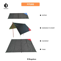 BOGABOO footprint / alas 3 x 4 ultralight waterproof 4 IN 1 - flheet ultralight - tiker ultralight -