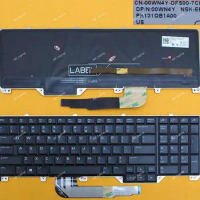 New US English Keyboard For Dell Alienware 17 R4 (2016) Series Black, Full Colorful Backlit, WIN8