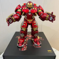 28cm Alloy Anti-hulk Armor Cs 1/12 Iron Man Mk44 Mecha Action Figure Model Toy Family Decoration Art Collection Holiday Gifts