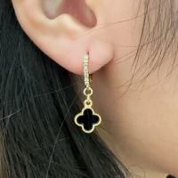 Anting Semanggi Anting Wanita Anting Titanium Anting Clover Anti Karat Anti Luntur Anting Van Cleef 