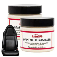 Leather Filling Paste Wood Putty Water-Based Wood Filler Repair Compound Leather Restoration Cream Suitable for leather vinyl