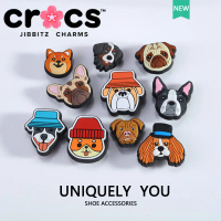 หัวเข็มขัดรองเท้าสุนัขสัตว์เลี้ยง, Jibbitz CROSS, การออกแบบสุนัข Akita, ชาบูลด็อก, เสน่ห์ลูกสุนัขน่า