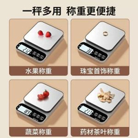 內地直送 - 正品廚房電子秤高精度電子秤家用小型克稱精準0.1g食物秤克數準秤