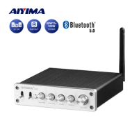 AIYIMA A03 TPA3116 Subwoofer Audio Amplifier 2.1 Sound Amplificador B01 Bluetooth Power Amplifiers Speaker Home Amp 50Wx2+100W