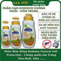 Phấn rôm chống côn trùnġ Kodomo Natural Soft Protection / cho bé từ 3 tuổi trở lên