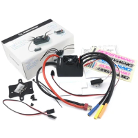 Hobbywing WP SC8 120A Box Waterproof Brushless ESC Speed Controller 2-4S Lipo Fit 3660 3674 Motor For 1/10 1/8 RC Car