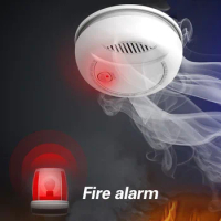 Independent smoke alarm EN14604 certified indoor household fire smoke detector