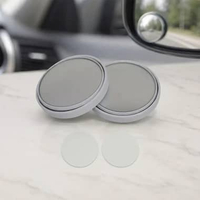 OEM SK-C1389 2PCS Kaca Cembung Spion Mobil Motor Universal / Spion Blind Spot Tambahan Cermin Spion 
