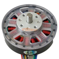 100W Disc Permanent Magnet Three-phase Brushless DC Motor/Motor 18N20P DC24V Induction With Hall