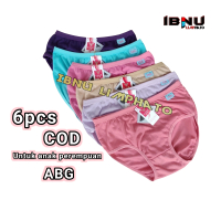 Celana Dalam Anak Remaja Perempuan Polos 6 Pcs Sempak ESSE Katun Lembut Multi Warna Fashion Ukuran M