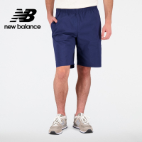 [New Balance]工裝風短褲_男性-藍色_藍色_AMS31550NNY