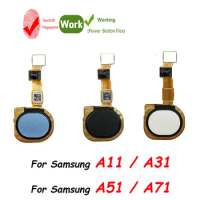 Fingerprint Sensor For Samsung A11 A21 A21S A31 A51 A71 Fingerprint Sensor Scanner Touch ID Connecter Flex Cable