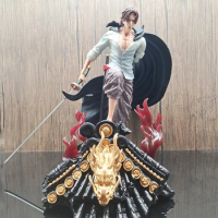 One Piece Figure Shanks Red Hair Shanks Roof Action Figures New World Four Kings Model Decorations Pvc Model Toys