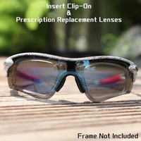 HDTAC Insert Clip-On Prescription Clip &amp; Custom Prescription Lenses for Oakley RadarLock Sunglasses