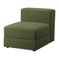 JÄTTEBO 單人座椅附收納功能, samsala 深黃綠色, 70x95x71 公分