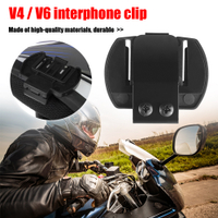 V4V6 Bluetooth Intercom Accessories Multifunctional Motorcycle Helmet Bluetooth Intercom Special Clip Bluetooth Headset cket