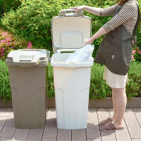 【日本 RISU】GREEN戶外機能型連結式大容量垃圾桶 70L(儲水桶)
