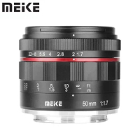 Meike 50mm f1.7 Full Frame Large Aperture Manual Focus Lens for Olympus Panasonic M4/3 OM-1 E-M5 III E-M1 E-M10 III E-PL9 E-PL8