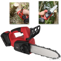 Small home outdoor handheld electric chain saw wireless lithium battery electric chain saw orchard electric logging saw