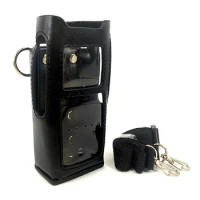 Banggood MTP3150 Hard Leather Case Protective Sleeve Bag Cover Holster Holder for Motorola MTP3100 MTP3250 Radio Walkie Talkie