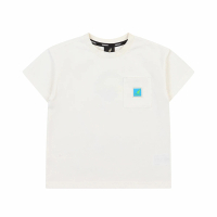 【KANGOL】韓國-KIDS 背後水果圖騰短袖T恤-白色(W23SM411IY)