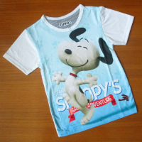 Kaos Anak Laki Laki Furo Snoopy White T-Shirt LKF032