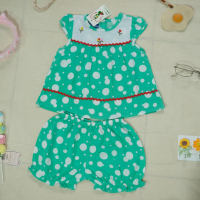[M26] 8 tháng – 4 tuổi (6–15kg), Bộ đùi bé gái tay con vải bông tole lanh Việt Thắng cao cấp, màu sắ