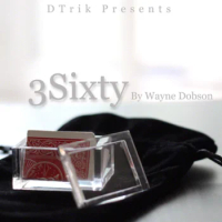 3Sixty By Wayne Dobson (DVD+Gimmick) - Trick,Card Magic Props,Close Up Magic,Accessories,Stage,Illusions,Mentalism,Comedy