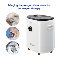 1L Pet Medical Oxygen Concentrator For Small Size Cat Dog Icus Cham--ber Oxygen Pet Tent