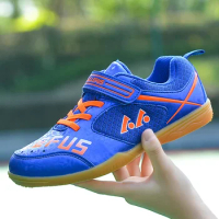 Anti-Slip Badminton Sneakers for Kids, Tennis Shoes for Boys and Girls, Table Tennis Shoes, New