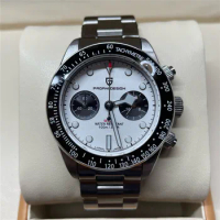 New PAGANI Design Top Brand Men's Sports Quartz Watches Sapphire Stainless Steel Waterproof 100M Chronograph Reloj Hombre 1718