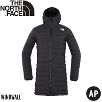 【The North Face 女 600FP 長版羽絨外套 AP《黑色》】7QW8/羽絨衣/保暖外套/防風外套