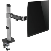 Computer Dual Monitor Holder Desk Adjustable Display Stand for 17-32 Inch Screen Desktop Iron Mount