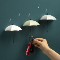 雨傘掛鉤壁掛無痕釘墻壁強力北歐創意免打孔門后鑰匙掛衣裝飾粘鉤