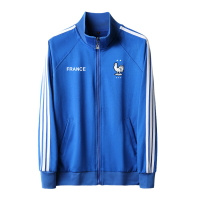 法國France國家隊服足球運動訓練外套薄款修身拉鏈立領開衫衛衣男