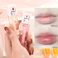 Natural Honey Lipgloss Transparent Crystal Jelly Nourishing Lip Oil Lasting Moisturizing Repairing Anti-drying Liquid Lipstick