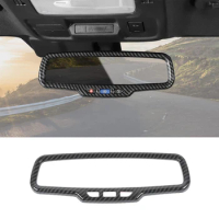 Car Interior Rearview Mirror Decoration Frame Cover Trim Stickers for Chevrolet Camaro 2010 2011 2012 2013 2014 2015 Accessories