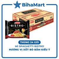[THÙNG 24 GÓI] - ACECOOK - Mì spaghetti Bistro Xốt bò bằm kiểu Ý, mì ý spagetti xốt bò bằm Bistro Ac