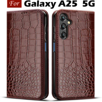 For Cover Samsung A25 Case Samsung Galaxy A25 5G phone case flip leather Book wallet Cover SamsungA2