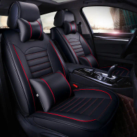 Car Seat Cushion Full Leather All-Season Universal 3D Seat Cushion for Sylphy, Haval H6, H2, Sagitar