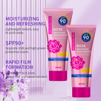 POUQUR Rose Sunscreen Multi-effect Sunscreen Repair Isolation BB Cream Concealer Skin Care Cream ski