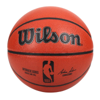 【WILSON】NBA AUTH系列室內合成皮籃球#7-訓練 7號球 威爾森 橘黑(WTB7100XB07)