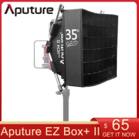 Aputure EZ Box+II Diffuser Softbox Aputures Easy Box Diffuser + Fabric Grid Kit for Amaran HR 672 AL-528 Tri-8 Photography Light