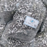 isian mata ayam 5 mm 7 mm nikel perak silver harga per pack isi 288 pcs/ mata itik refil eyelet perl