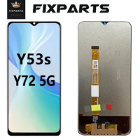 6.58" Tested Well For Vivo Y53s LCD Display With Touch Screen Digitizer Assembly Replacement For Vivo Y72 5G LCD Screen